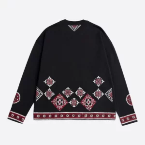 Ajrak Patchwork Long Sleeve Tee