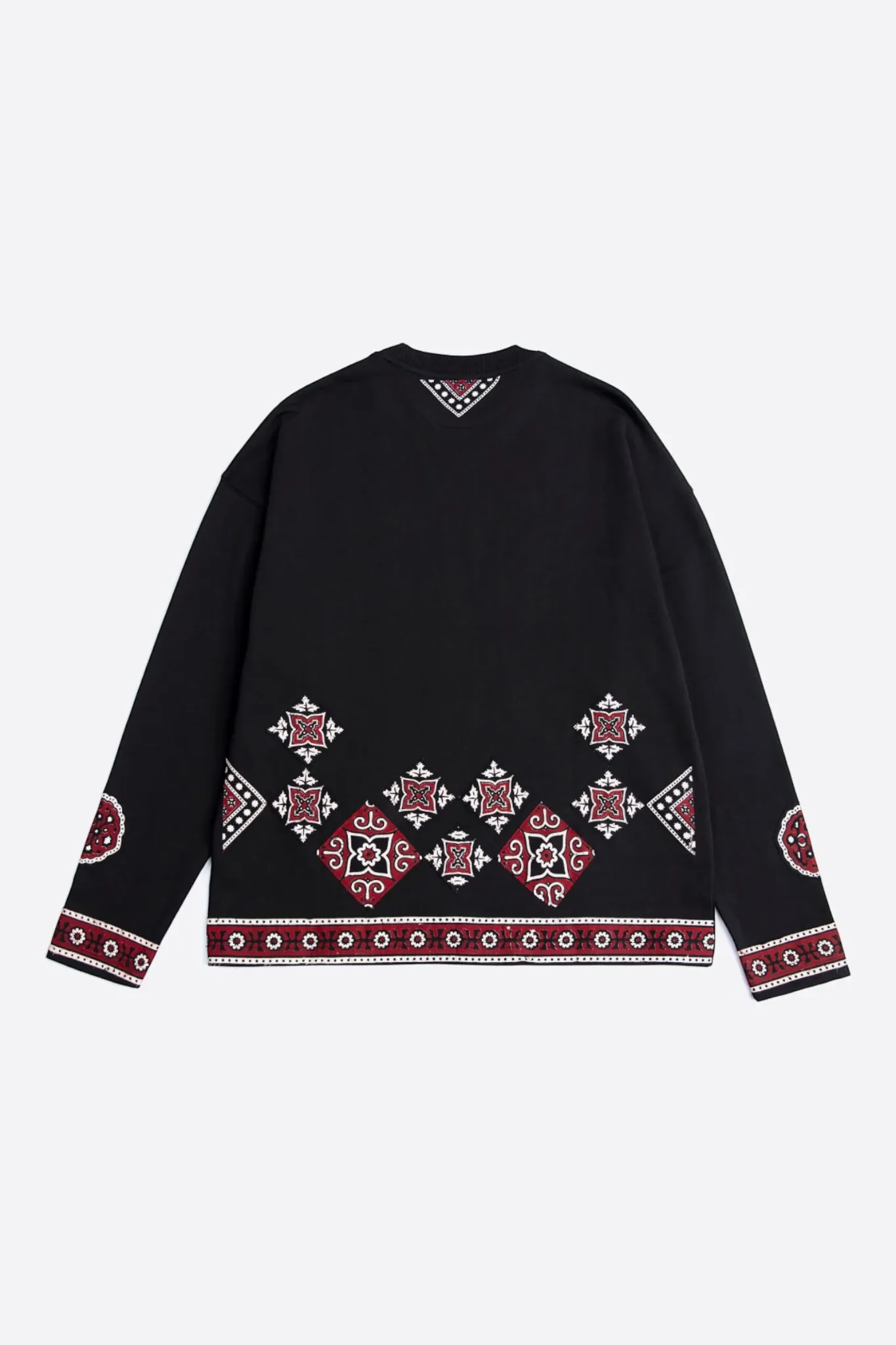 Ajrak Patchwork Long Sleeve Tee