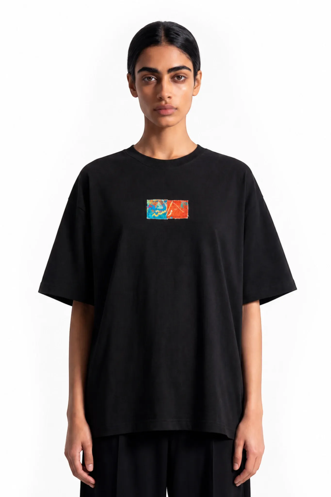 Ankahi Patchwork Tee - Image 8