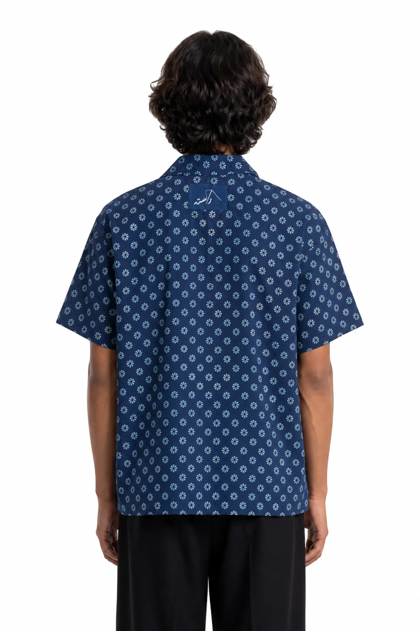 Blue Ajrak Button-Down - Image 3