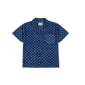 Blue Ajrak Button-Down