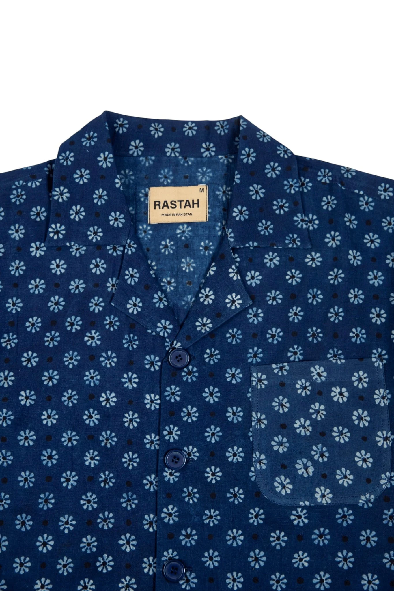 Blue Ajrak Button-Down - Image 5