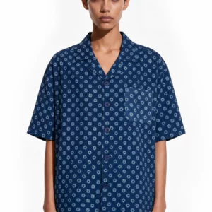 Blue Ajrak Button-Down - Image 6