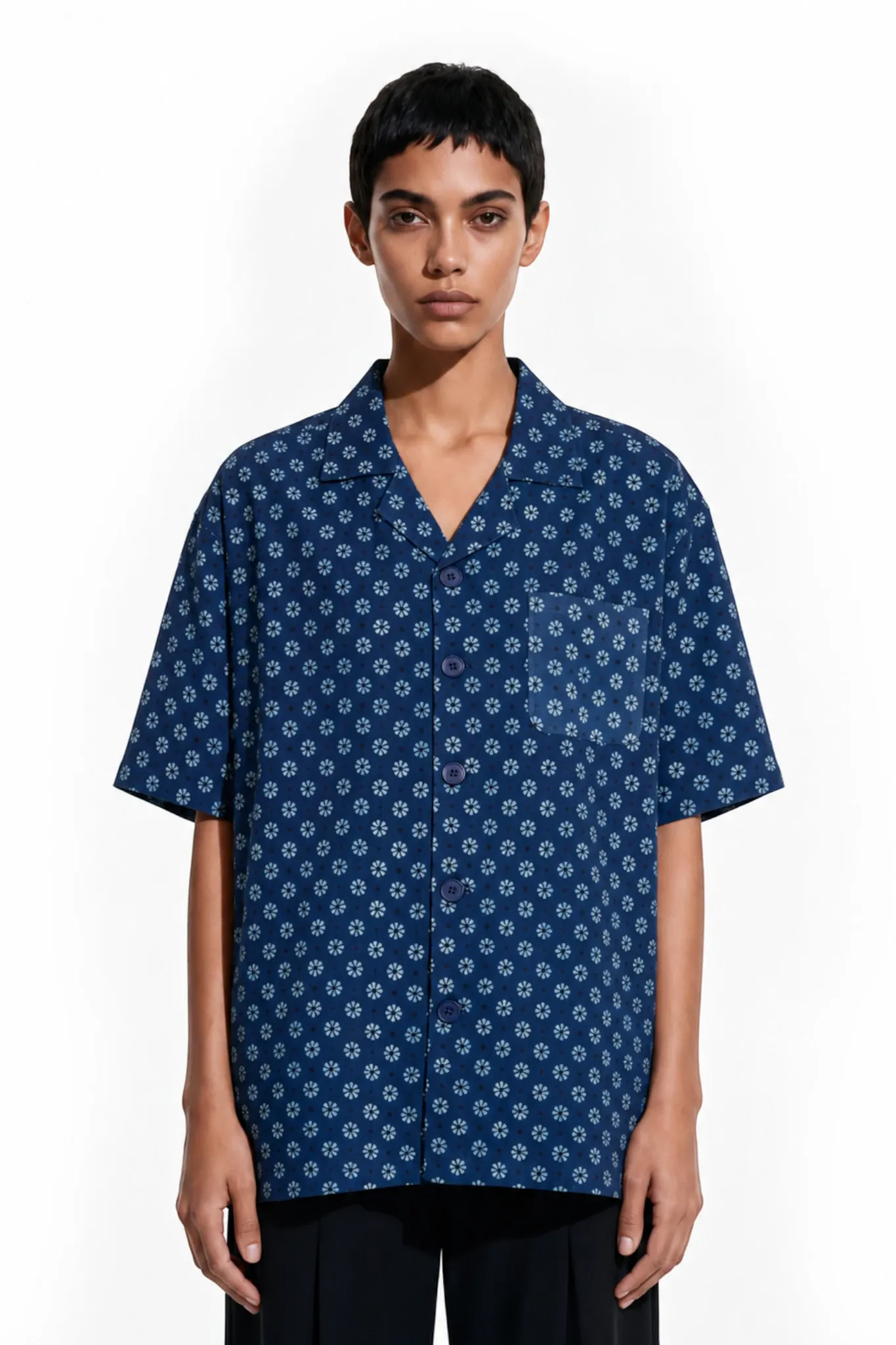 Blue Ajrak Button-Down - Image 6