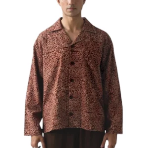 Alternative view of Crimson Ajrak Shirt