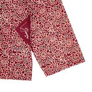 Crimson Ajrak Shirt - Image 8