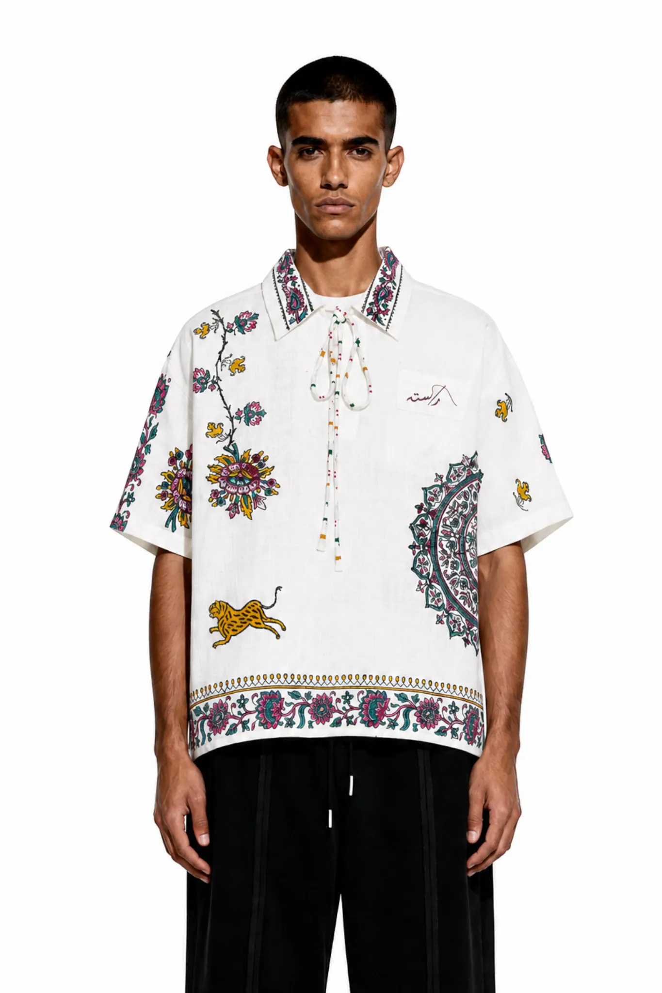 KHADAR BLOCK PRINT POLO - Image 2
