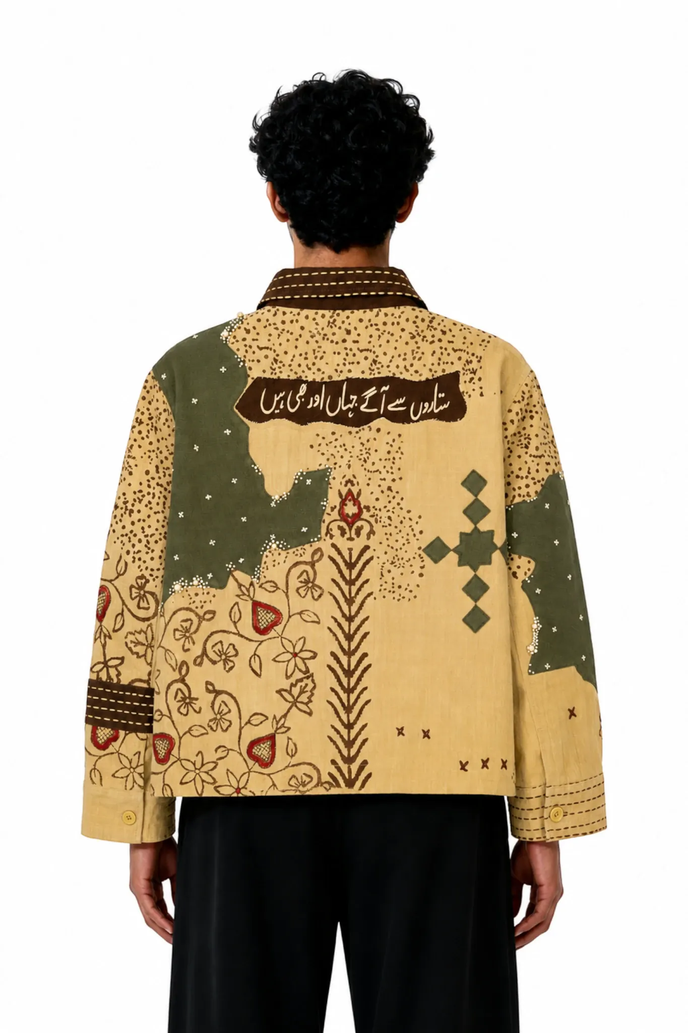 Khadar Block Print Jacket - Image 3