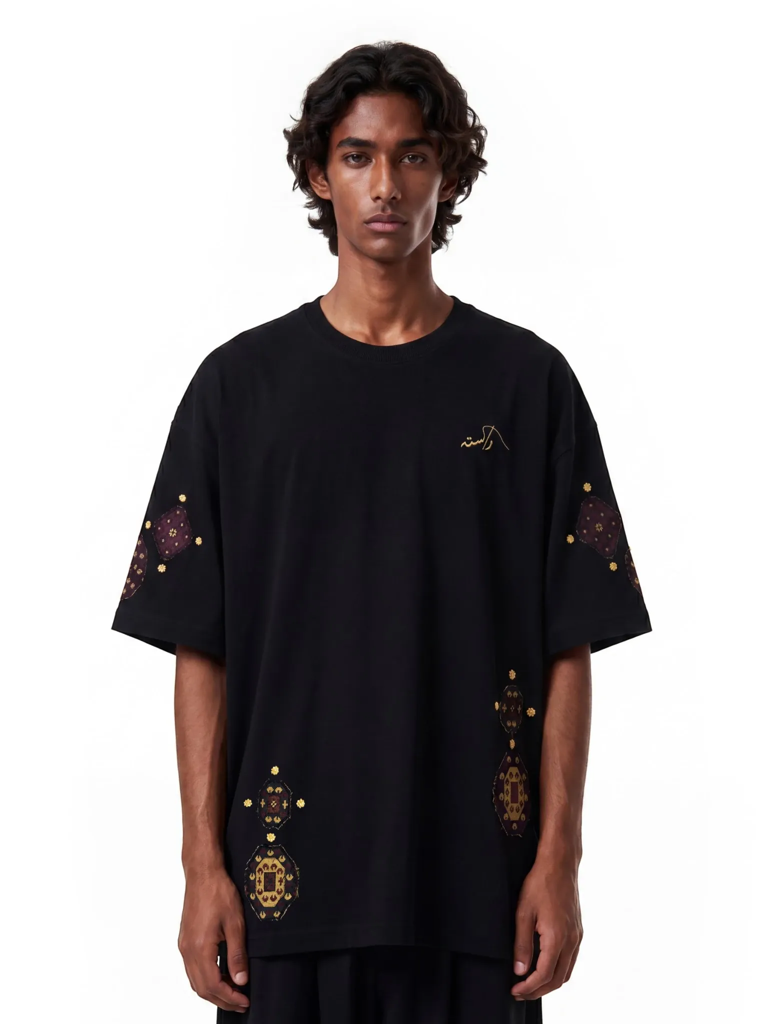 Miras Embroidered Tee - Image 2