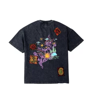 PATCHWORK HAND EMBELLISHED T-SHIRT