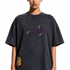 PATCHWORK HAND EMBELLISHED T-SHIRT - Image 7
